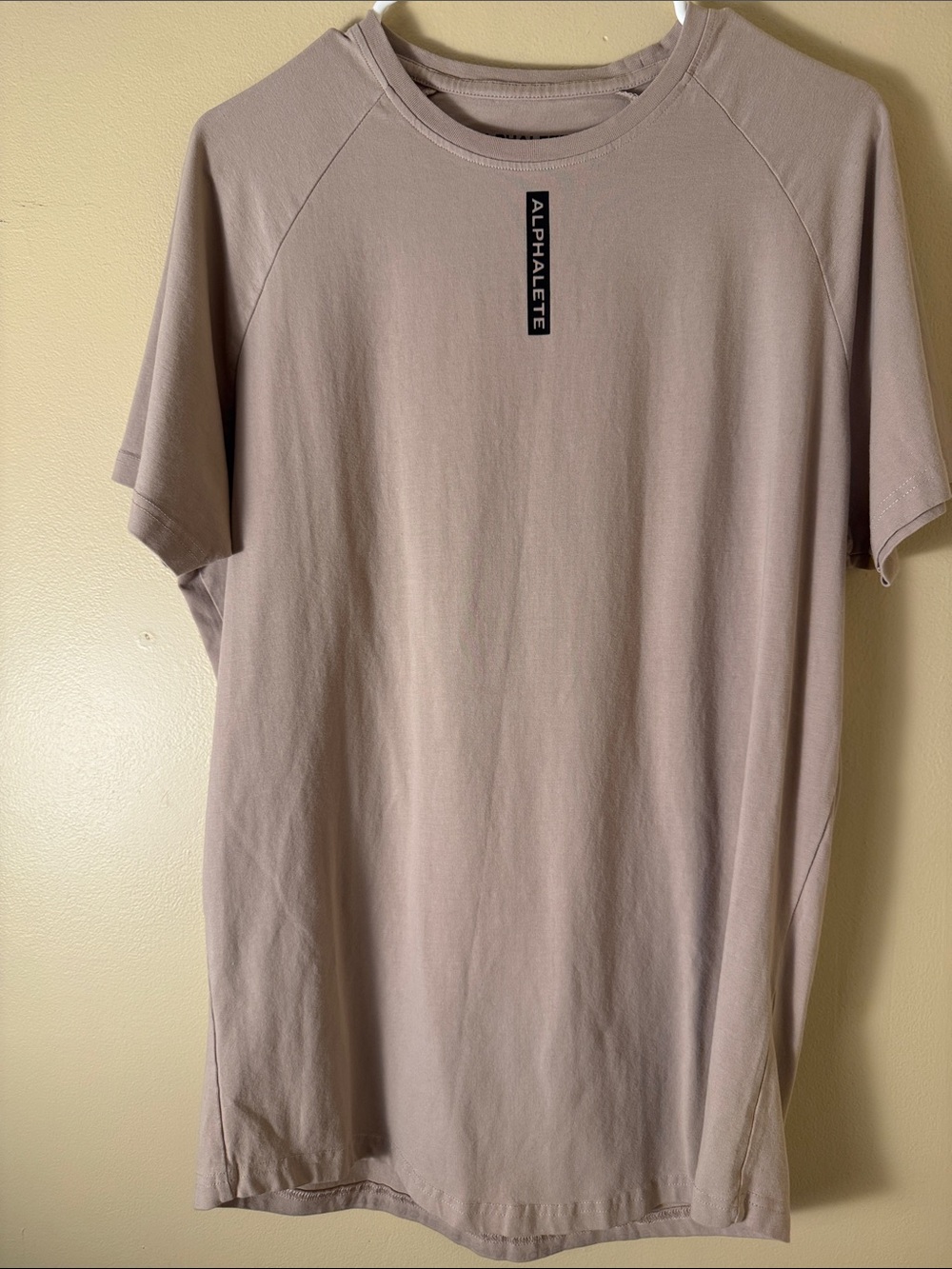 Alphalete Men's Short Sleeve Tee in Taupe